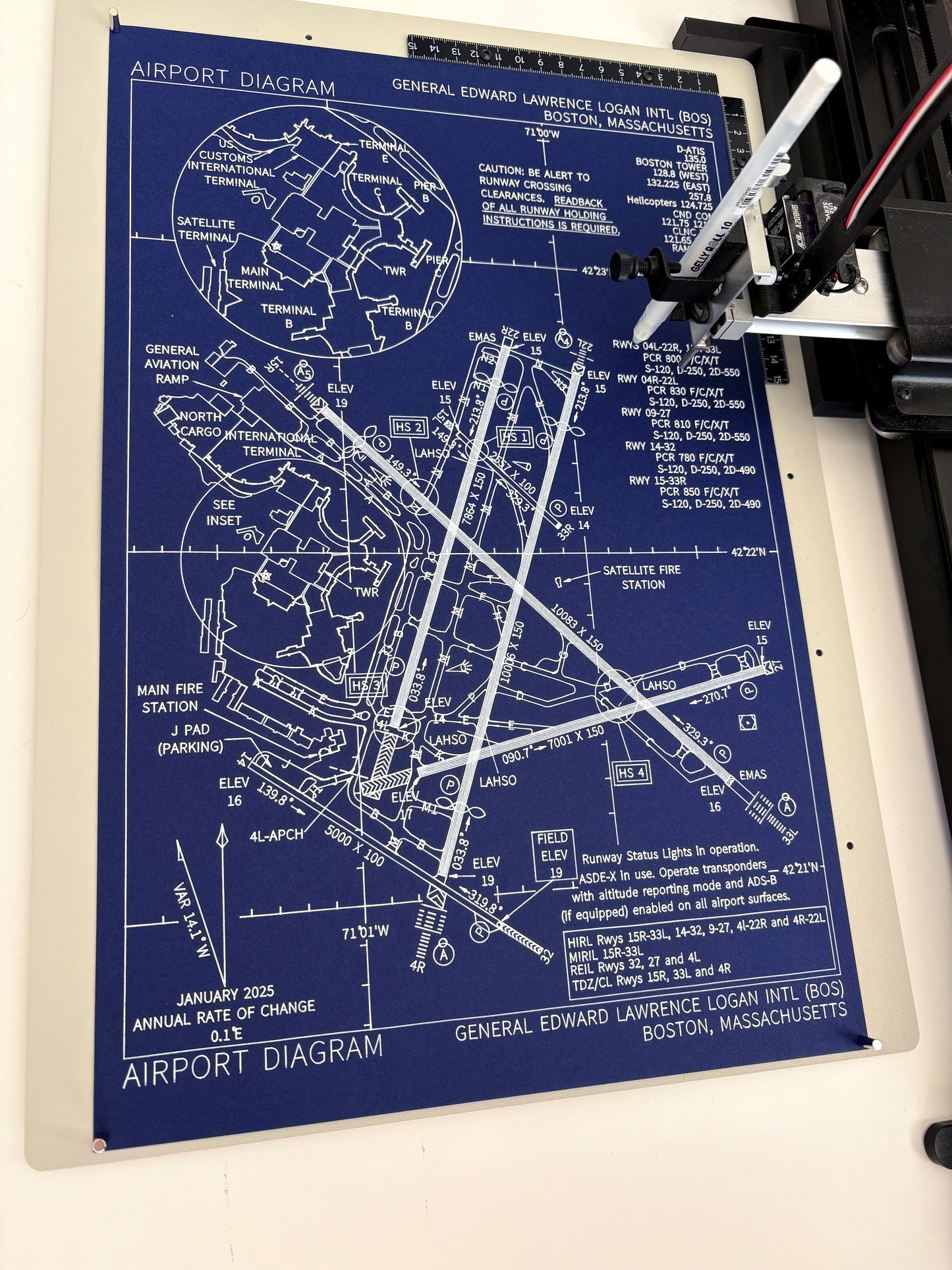 Boston Logan Airport Diagram