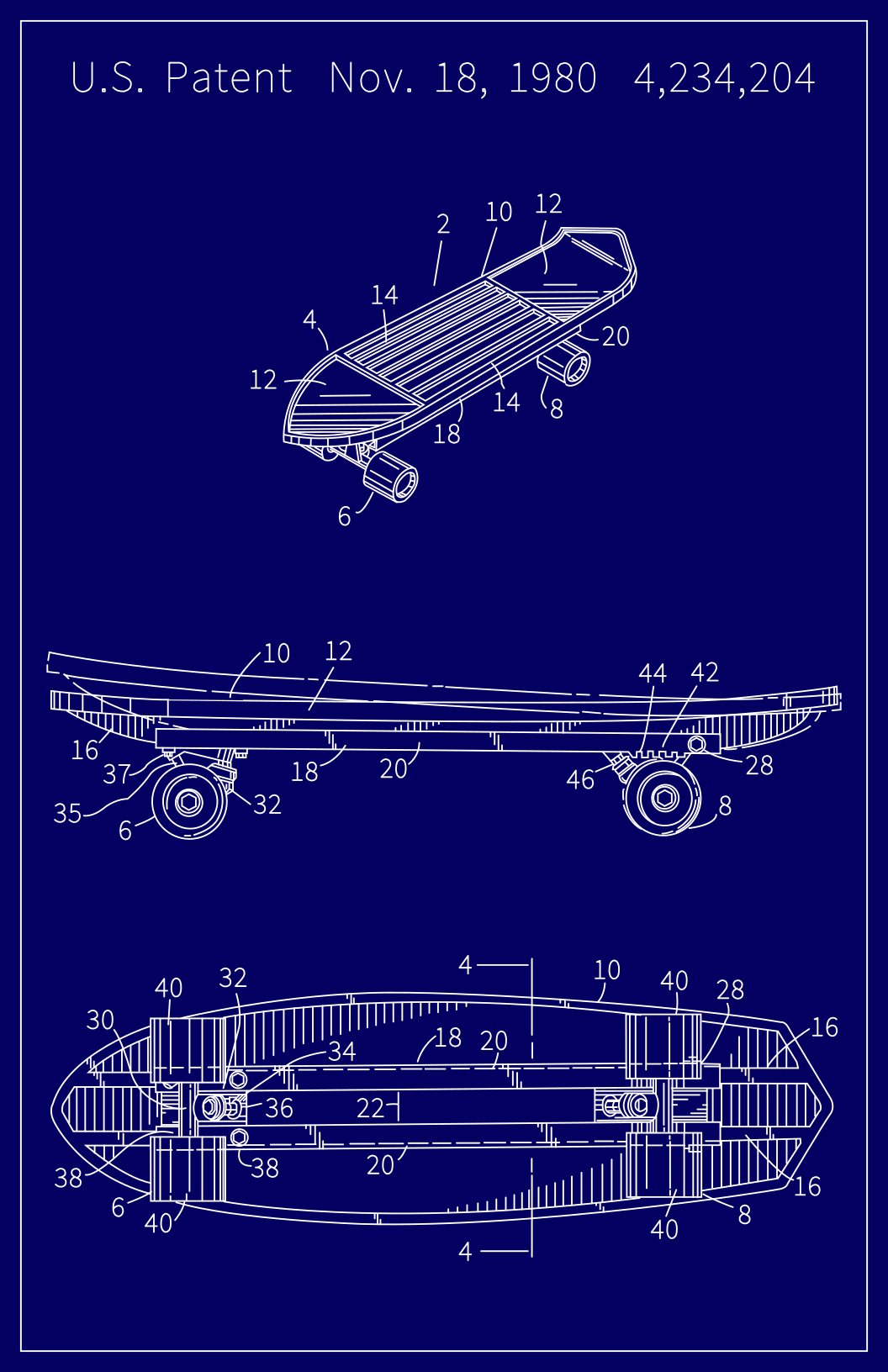 Skateboard Patent